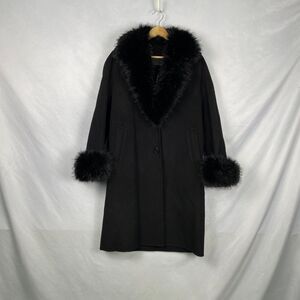 Rudsak ARTIS WOMEN'S BELTED WOOL COAT Black